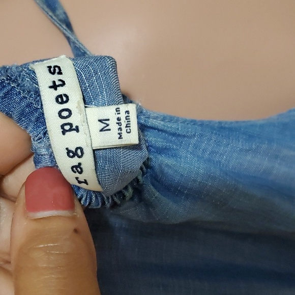 Lovely size medium halter neck dress by Rag Poet - Picture 3 of 4